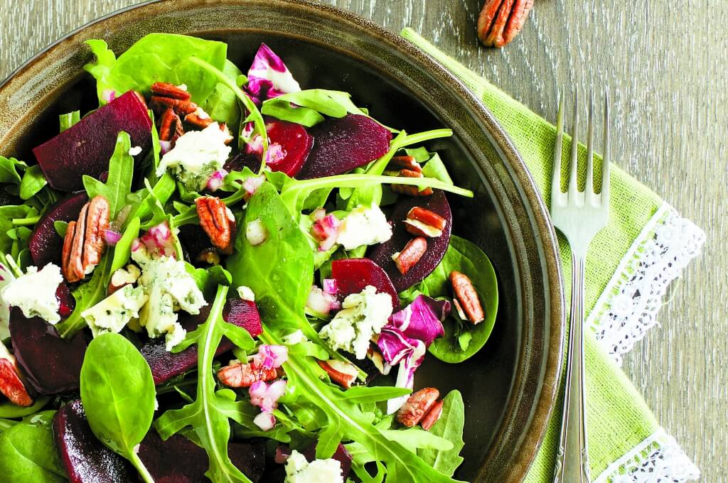 Ensalada de arúgula y remolacha