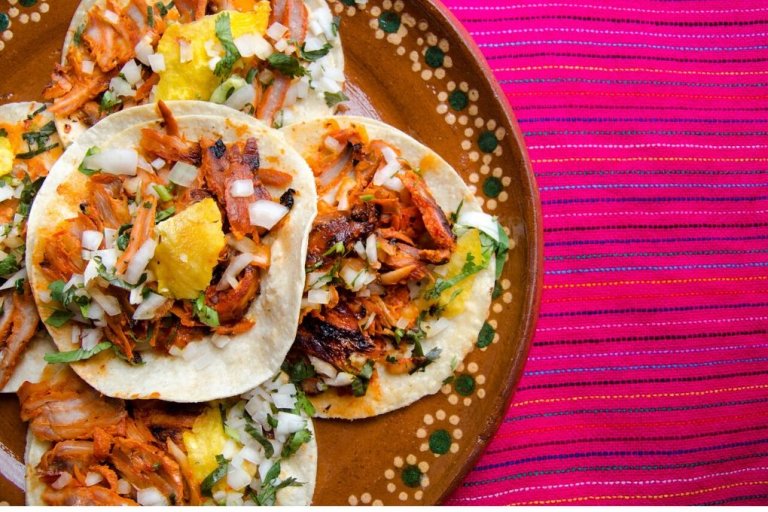 ¡sabor Mexicano Tacos Al Pastor Con Salsa De Piña 8439