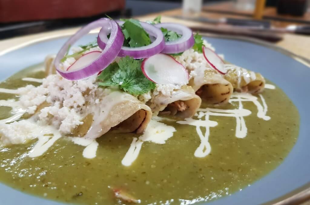 Enchiladas verdes ¡un platillo de la cocina mexicana!