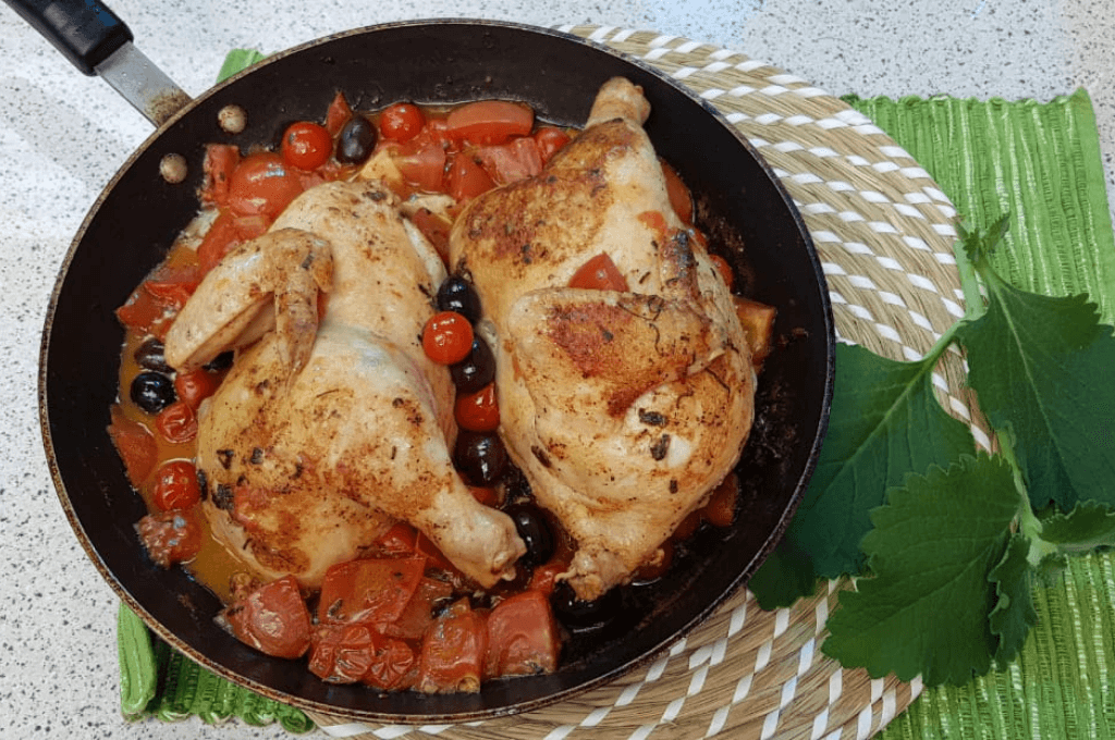 Pollo a la mediterránea - Buen Provecho - Las mejores recetas de cocina