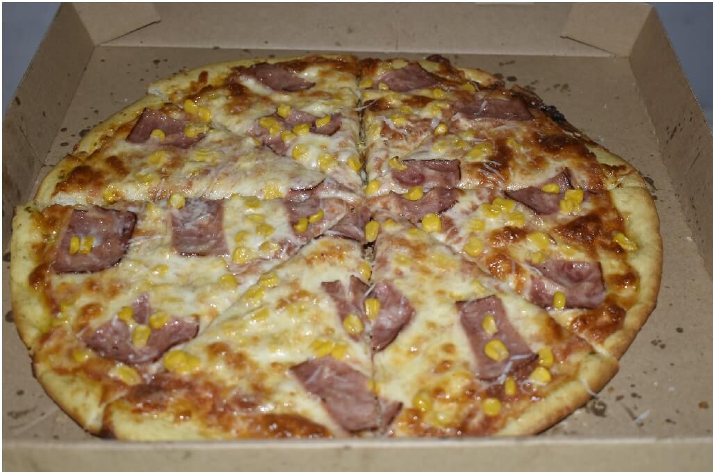 Pizza Maíz- tocino
