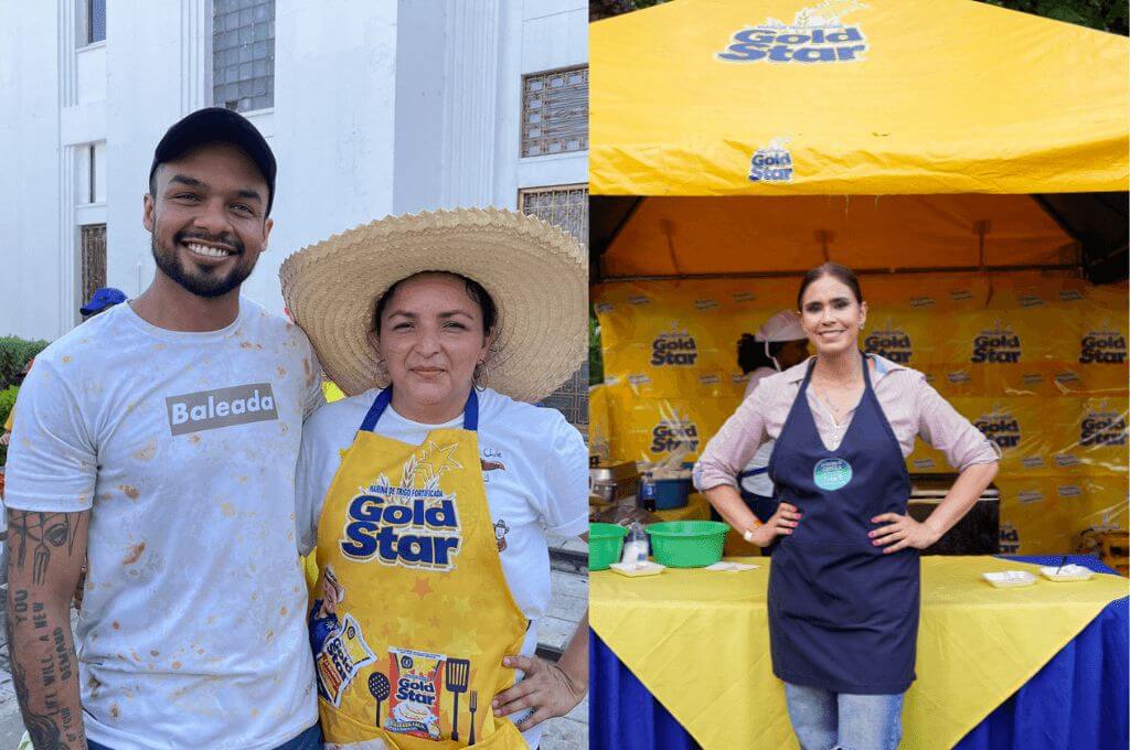 El chef, Carlos Espinal, conquistó San Pedro Sula con su forma de hacer baleadas.