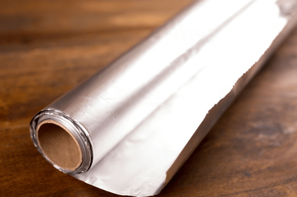 Papel de aluminio para envolver alimentos de 2.2 lbs – Papel de aluminio  (papel blanco en un lado y aluminio en el otro lado), papel de aluminio