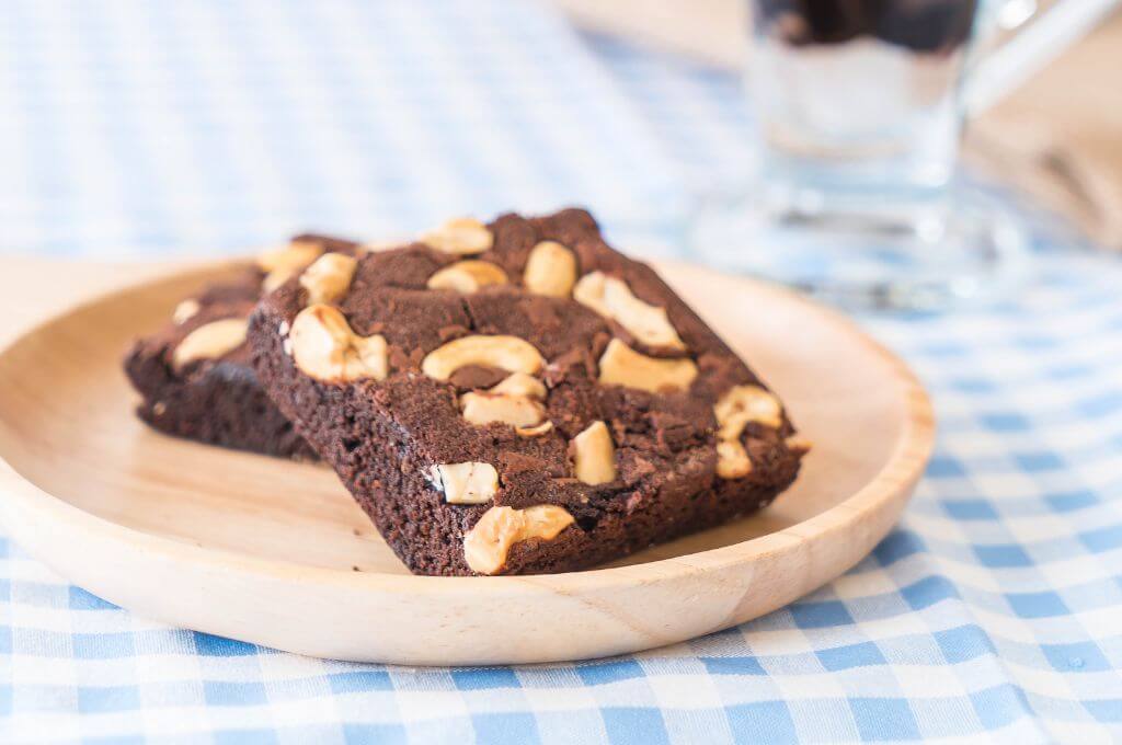 Recetas de brownies con nueces.