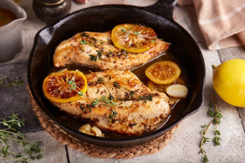 Recetas con tomillo, pollo al horno 